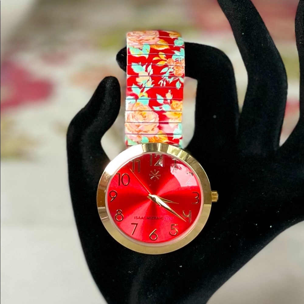 Isaac Mizrahi - Rose Floral Watch